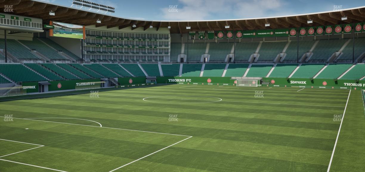 Providence Park - Section 92 Seat View