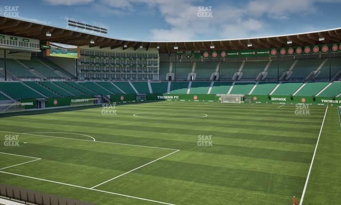 Providence Park - Section 92 Seat View
