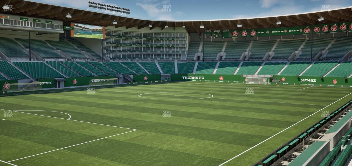 Providence Park - Section 93 Seat View