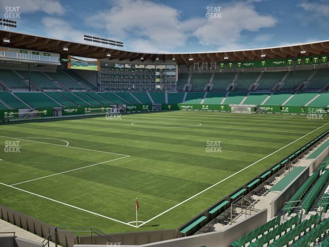 Providence Park - Section 93 Seat View