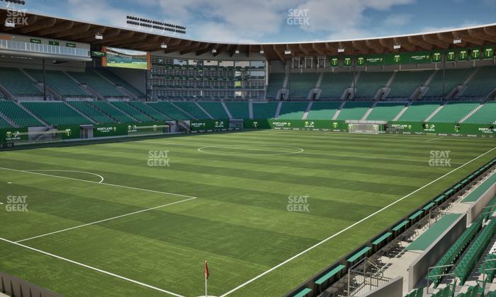 Providence Park - Section 93 Seat View