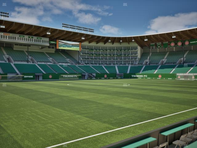 Providence Park - Section 96 Seat View
