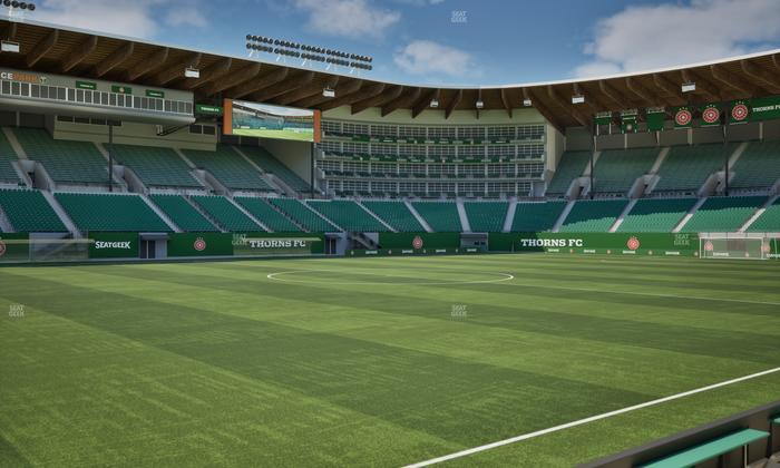Providence Park - Section 96 Seat View