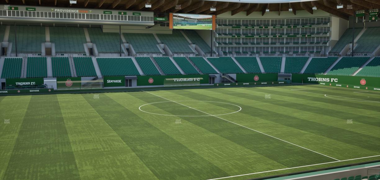 Providence Park - Section 97 Seat View