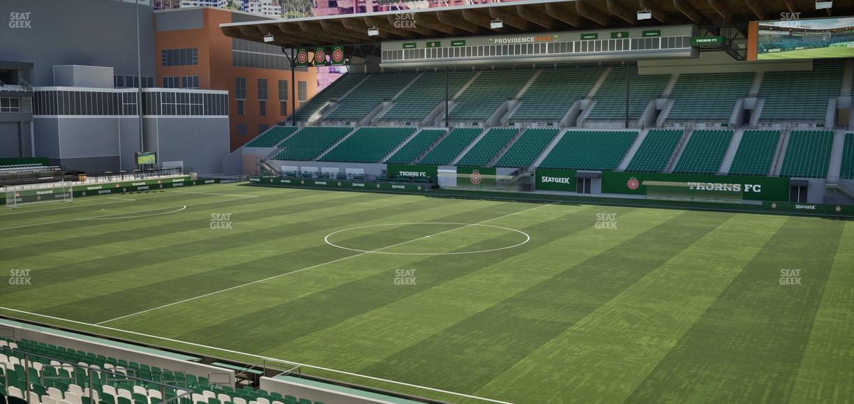 Providence Park - Section 99 Seat View