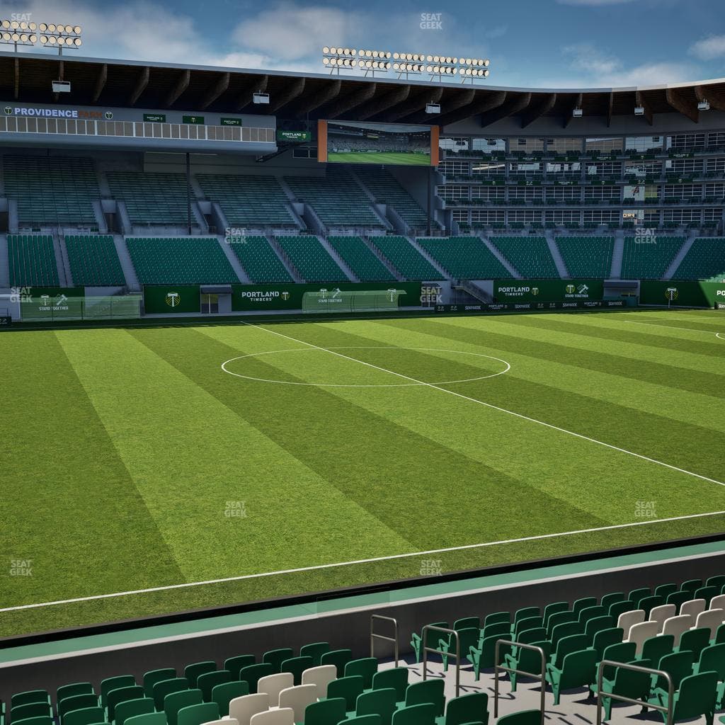 Providence Park - Section Club 1 Seat View