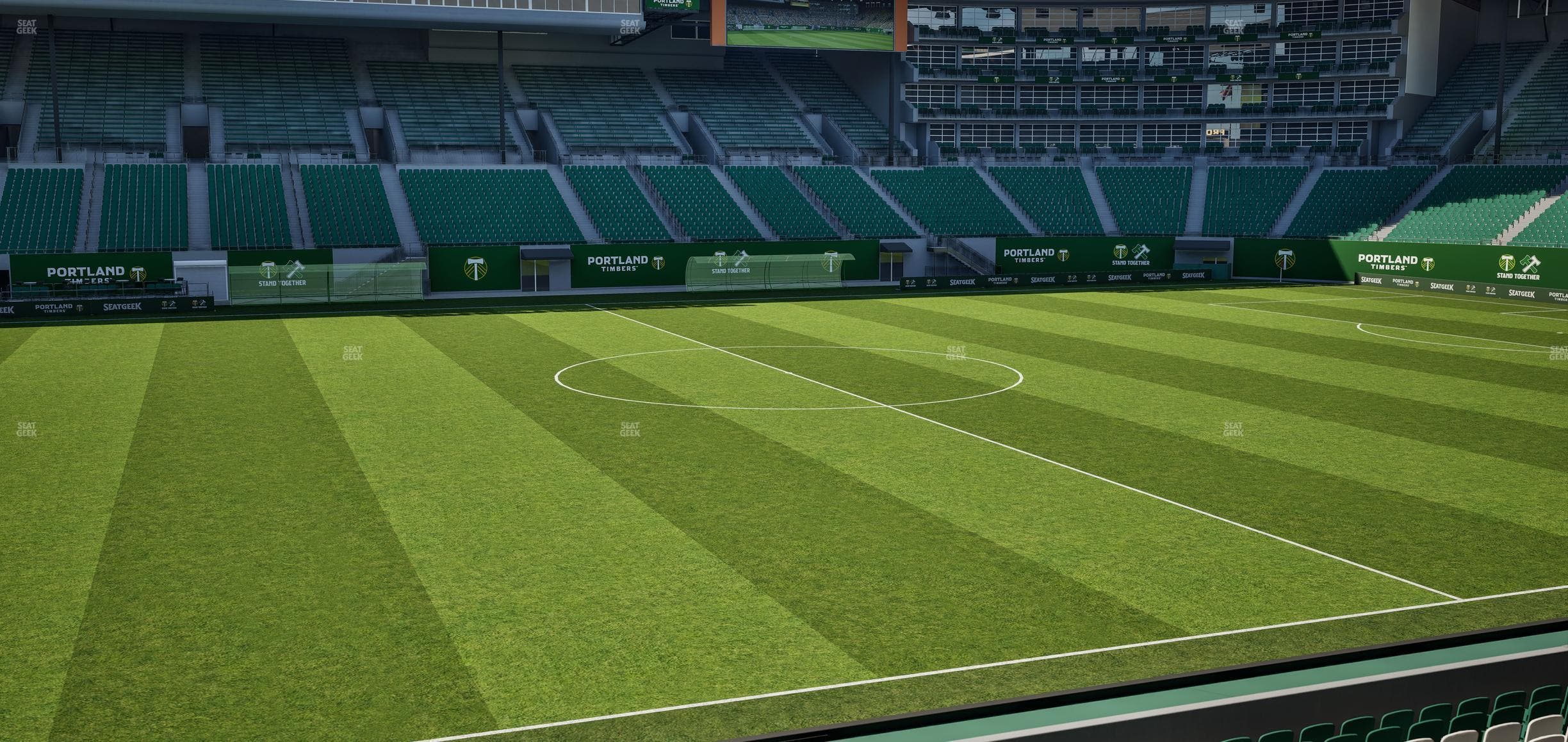 Providence Park - Section Club 1 Seat View