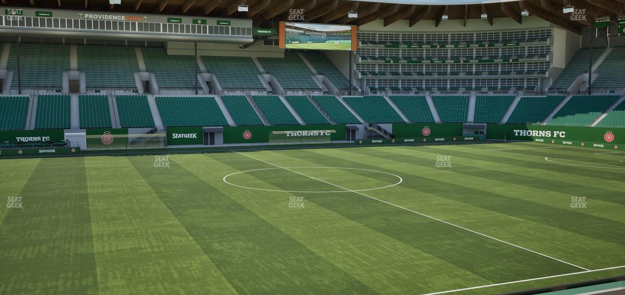 Providence Park - Section Club 1 Seat View