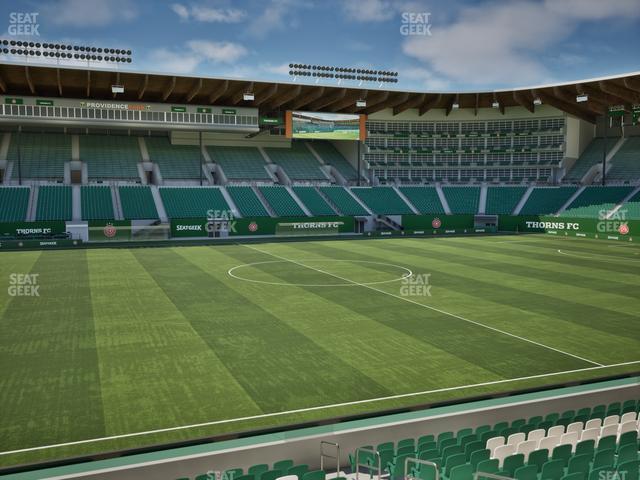 Providence Park - Section Club 1 Seat View