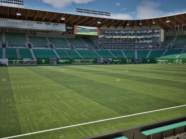 Providence Park - Section Club 1 Seat View