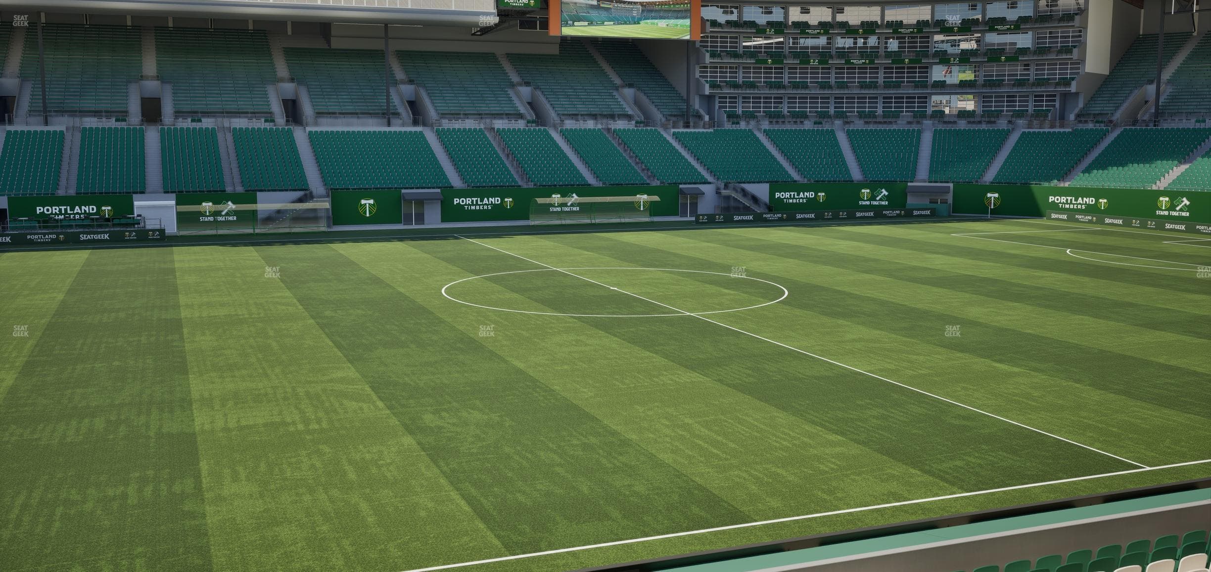 Providence Park - Section Club 1 Seat View