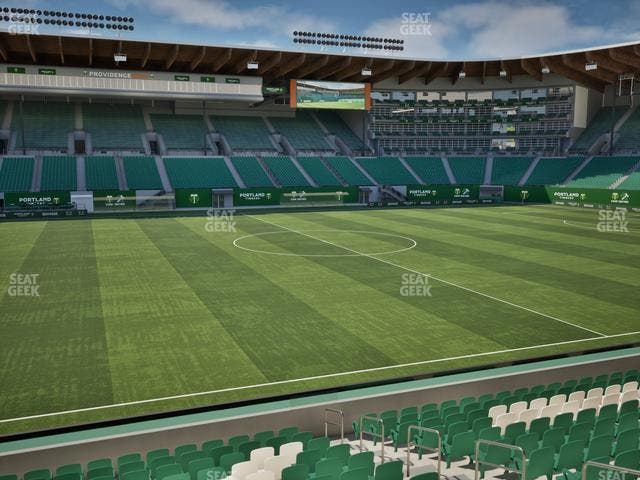 Providence Park - Section Club 1 Seat View