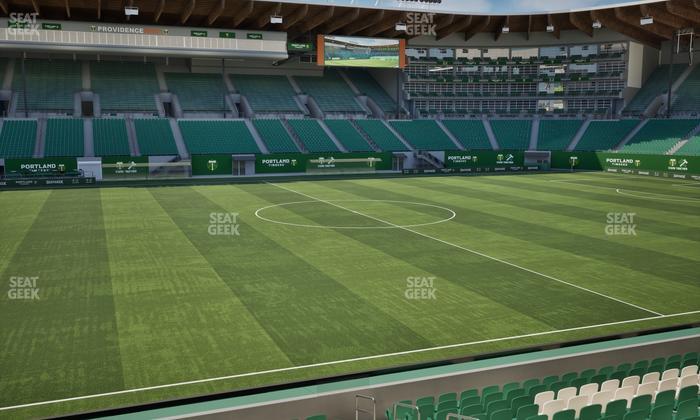 Providence Park - Section Club 1 Seat View