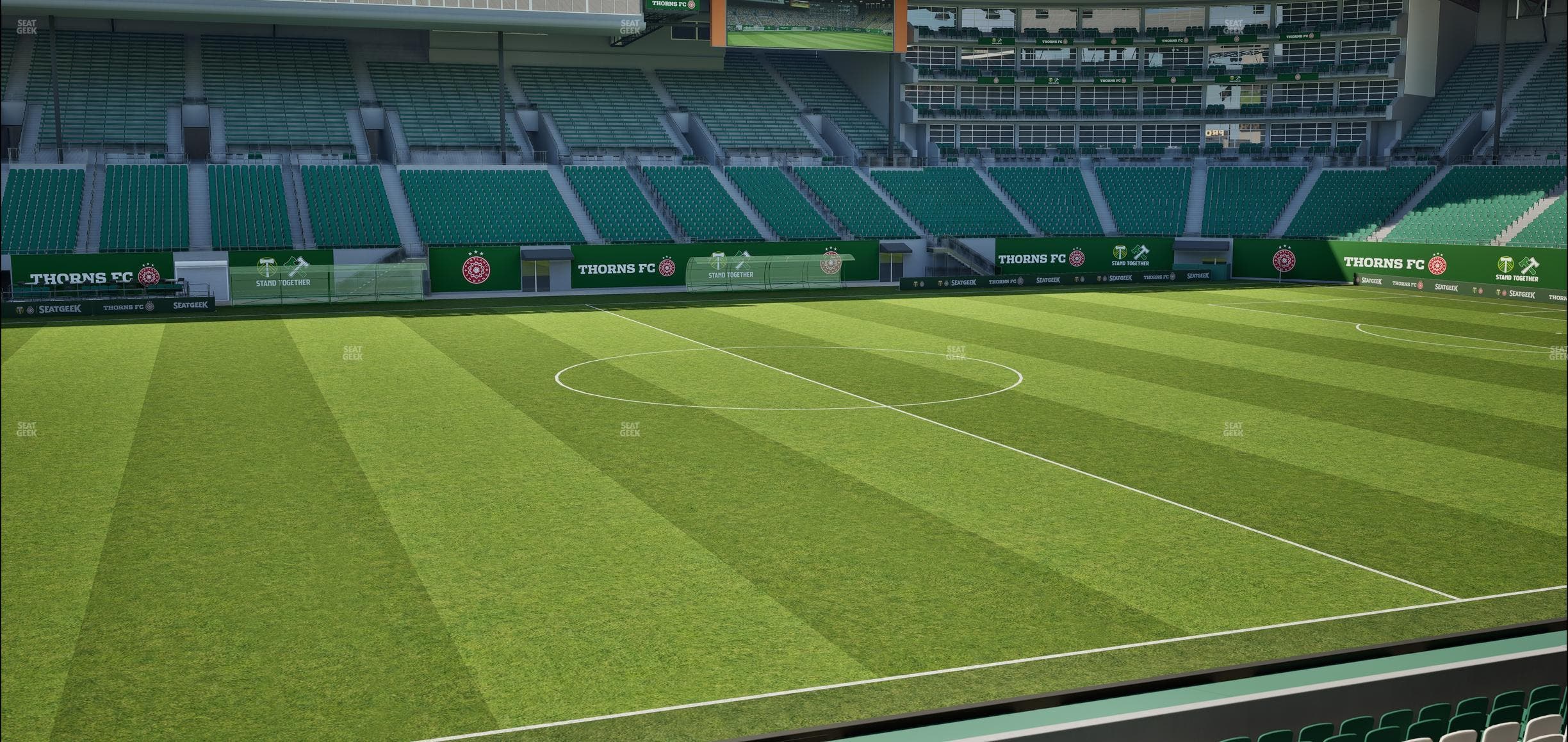 Providence Park - Section Club 1 Seat View