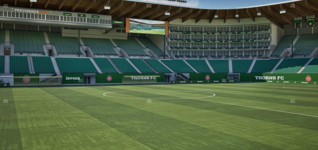 Providence Park - Section Club 1 Seat View