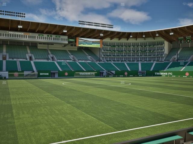 Providence Park - Section Club 1 Seat View