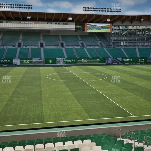 Providence Park - Section Club 2 Seat View