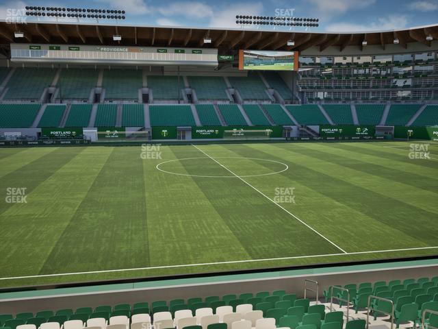 Providence Park - Section Club 2 Seat View