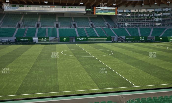Providence Park - Section Club 2 Seat View