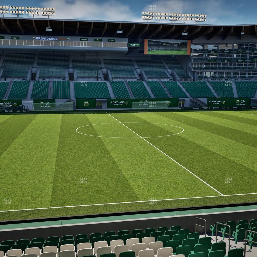 Providence Park - Section Club 2 Seat View