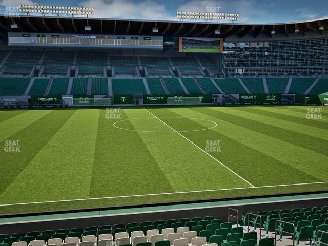 Providence Park - Section Club 2 Seat View