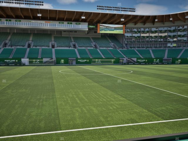 Providence Park - Section Club 2 Seat View