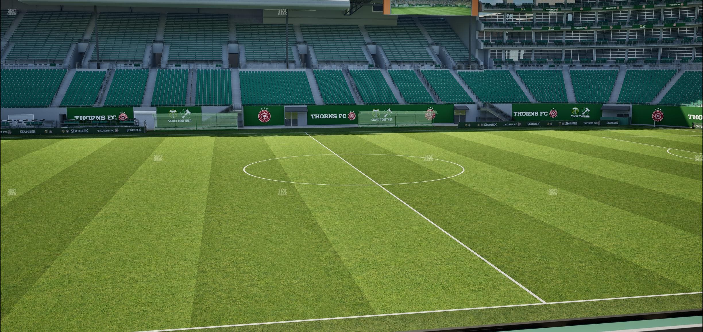 Providence Park - Section Club 2 Seat View