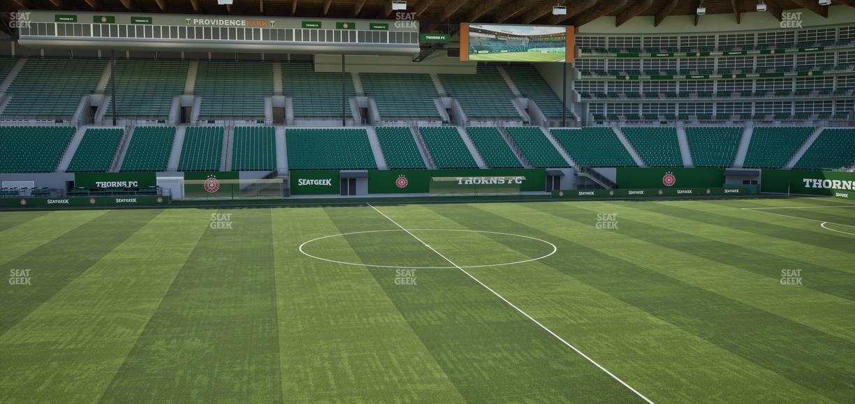 Providence Park - Section Club 2 Seat View