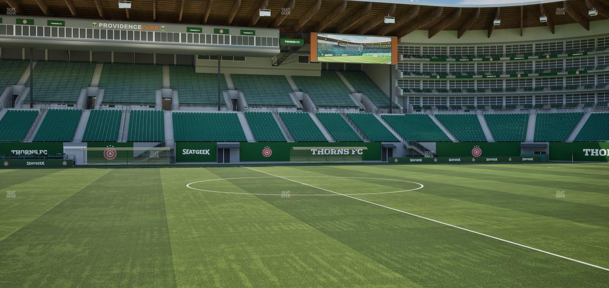 Providence Park - Section Club 2 Seat View