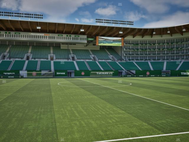 Providence Park - Section Club 2 Seat View