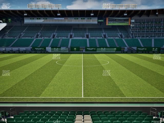 Providence Park - Section Club 3 Seat View