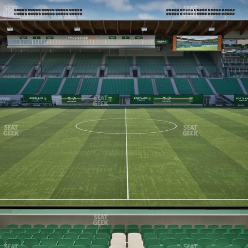 Providence Park - Section Club 3 Seat View