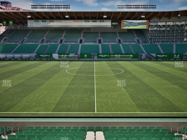 Providence Park - Section Club 3 Seat View