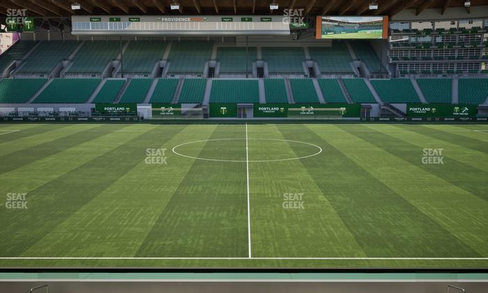 Providence Park - Section Club 3 Seat View