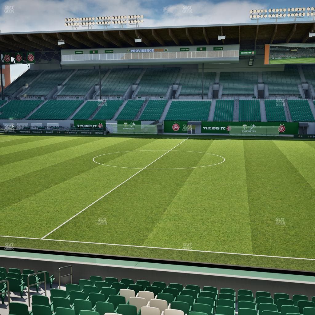 Providence Park - Section Club 4 Seat View