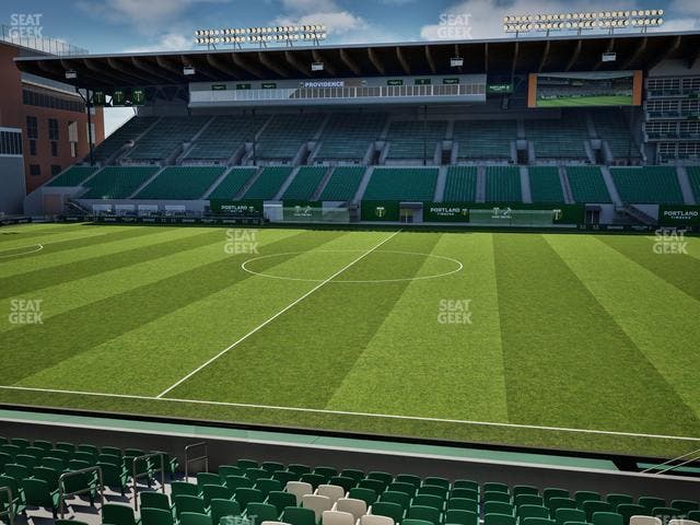 Providence Park - Section Club 4 Seat View