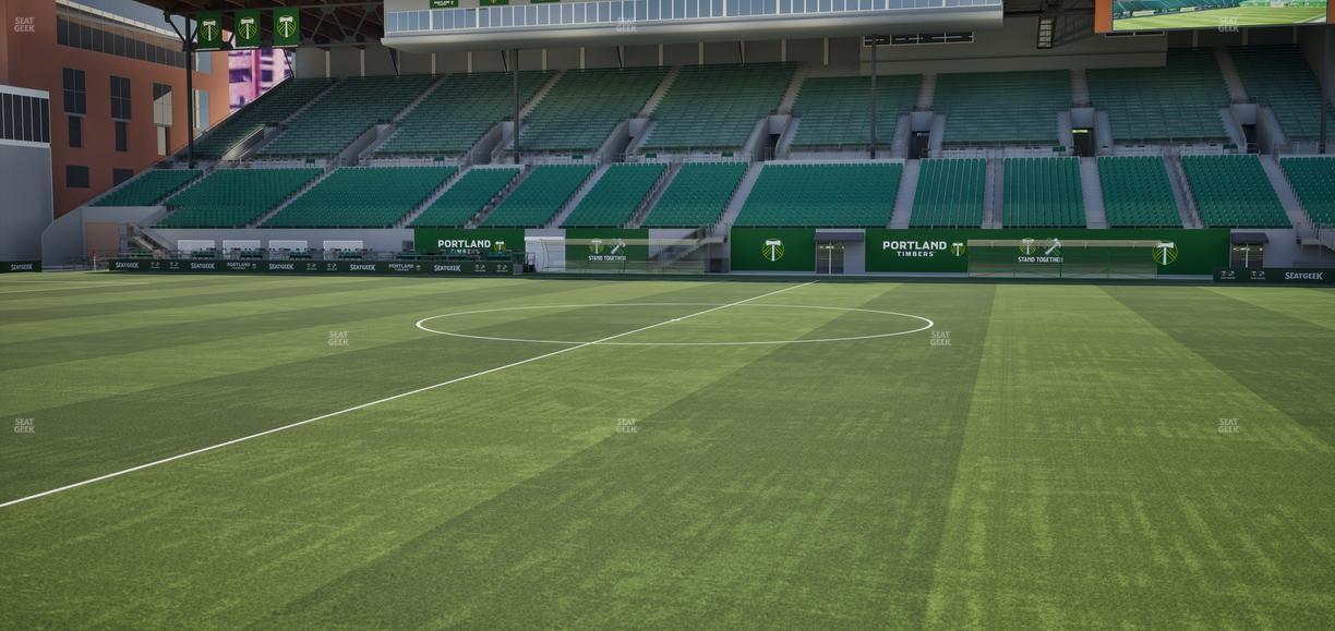 Providence Park - Section Club 4 Seat View