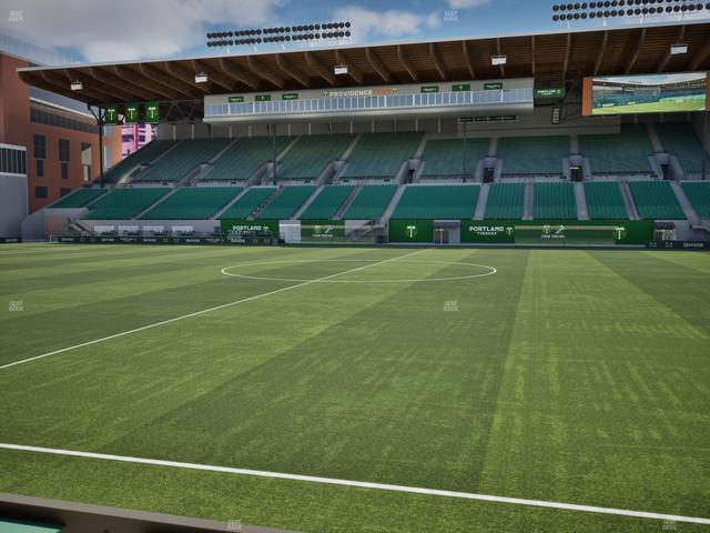Providence Park - Section Club 4 Seat View