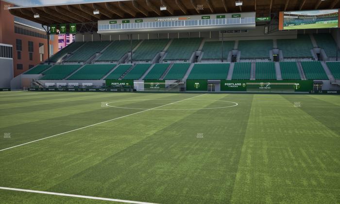 Providence Park - Section Club 4 Seat View