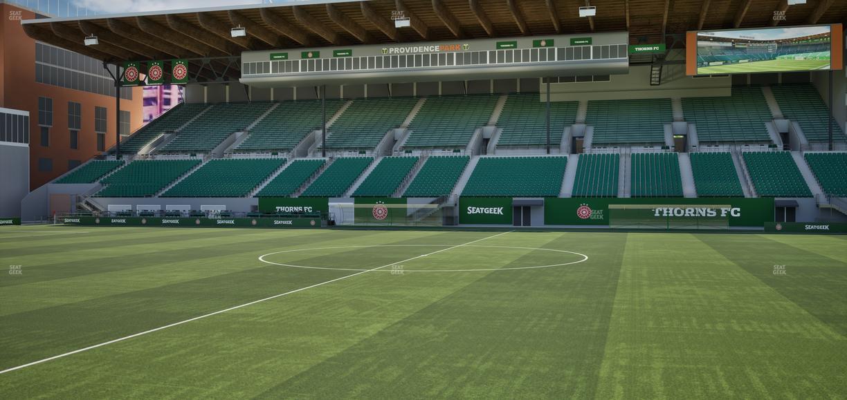 Providence Park - Section Club 4 Seat View