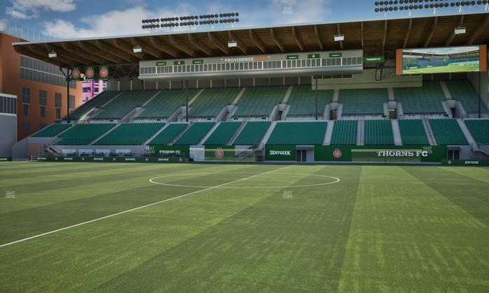 Providence Park - Section Club 4 Seat View