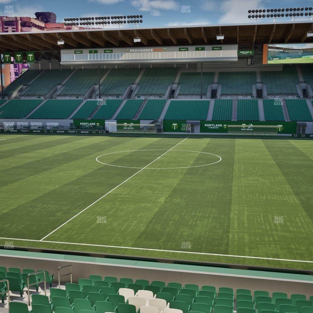 Providence Park - Section Club 4 Seat View