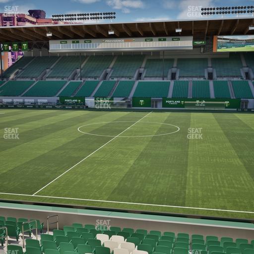 Providence Park - Section Club 4 Seat View