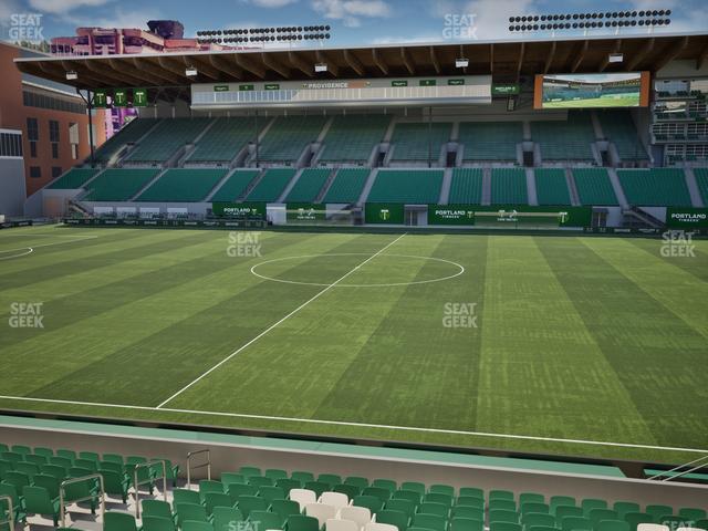Providence Park - Section Club 4 Seat View