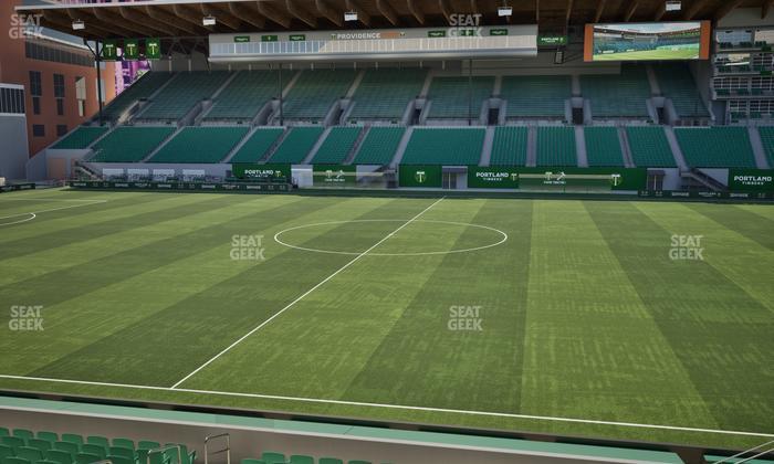 Providence Park - Section Club 4 Seat View