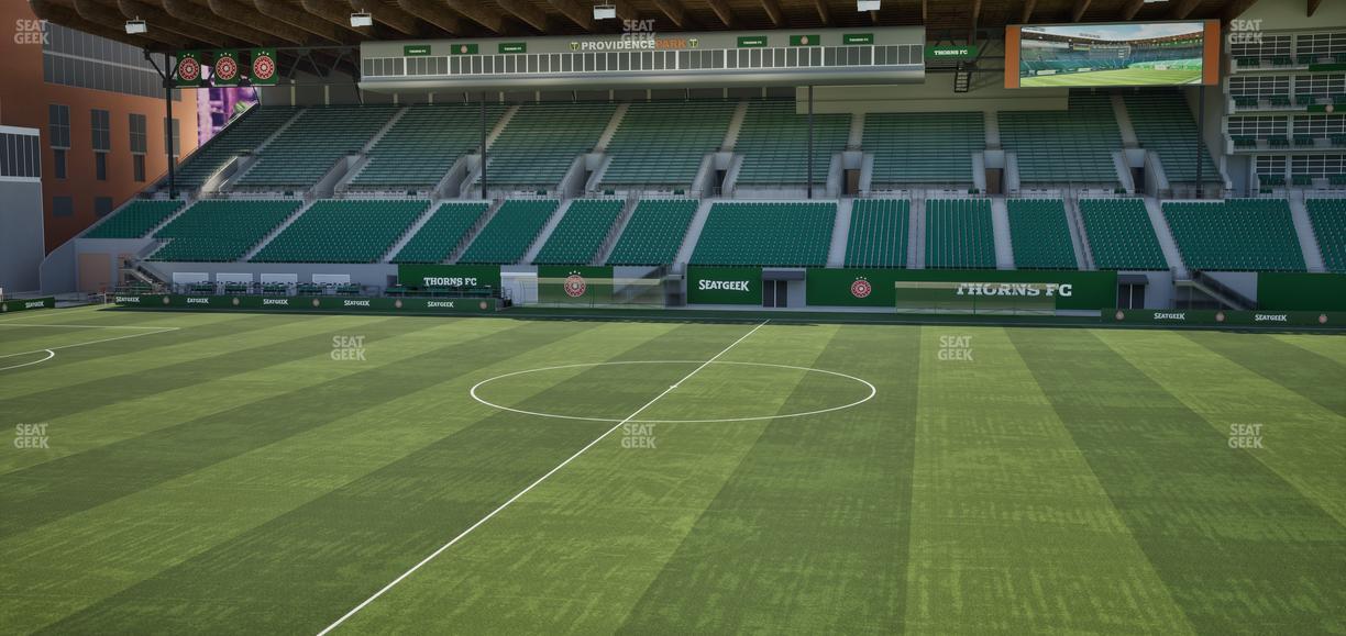 Providence Park - Section Club 4 Seat View