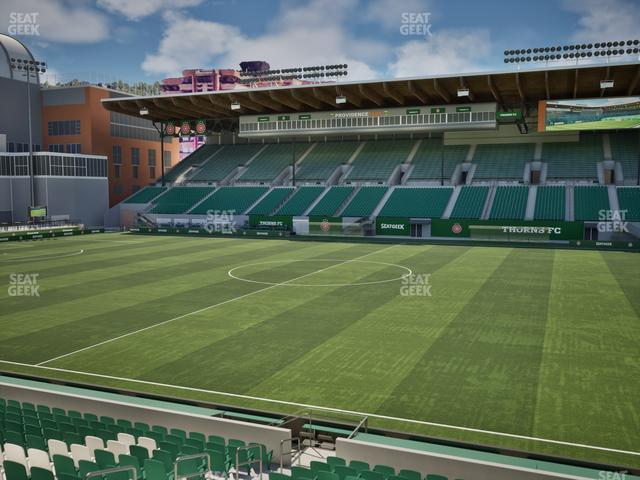 Providence Park - Section Club 5 Seat View