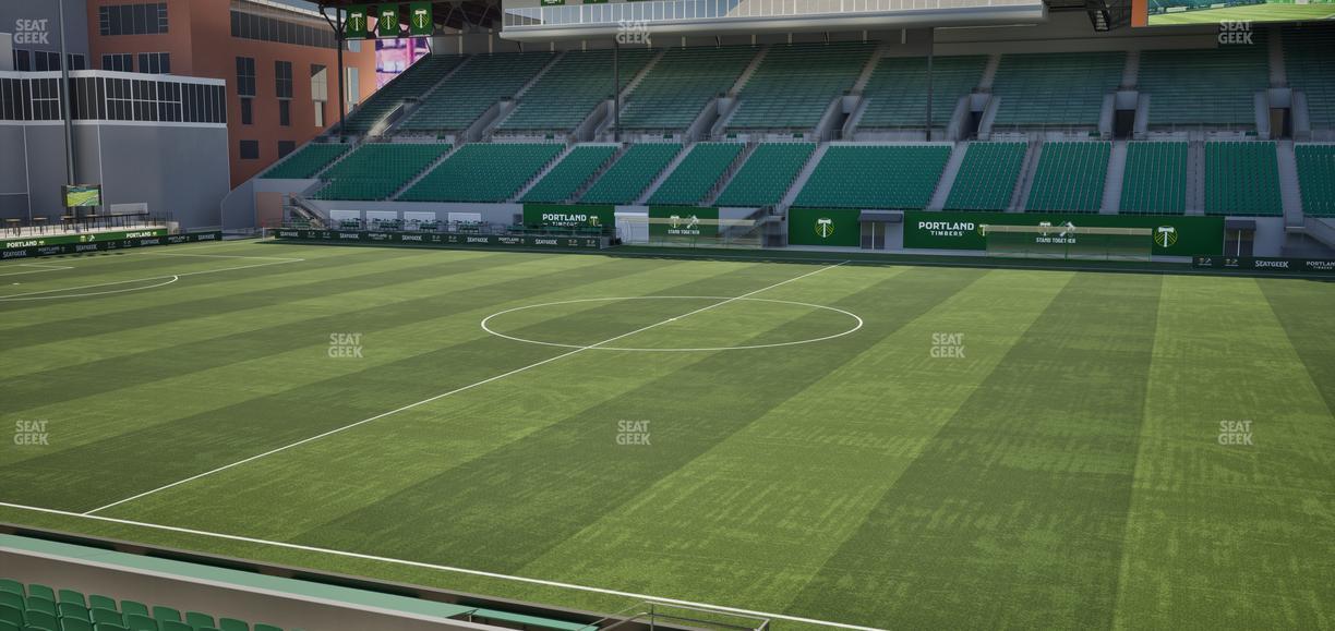 Providence Park - Section Club 5 Seat View