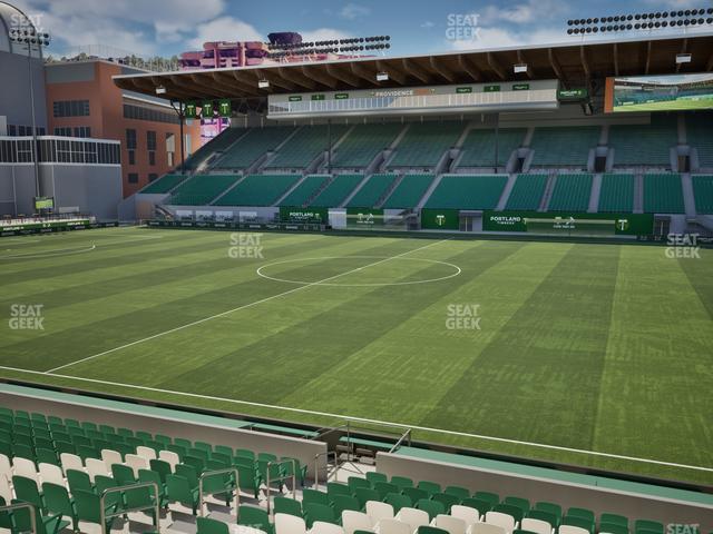 Providence Park - Section Club 5 Seat View