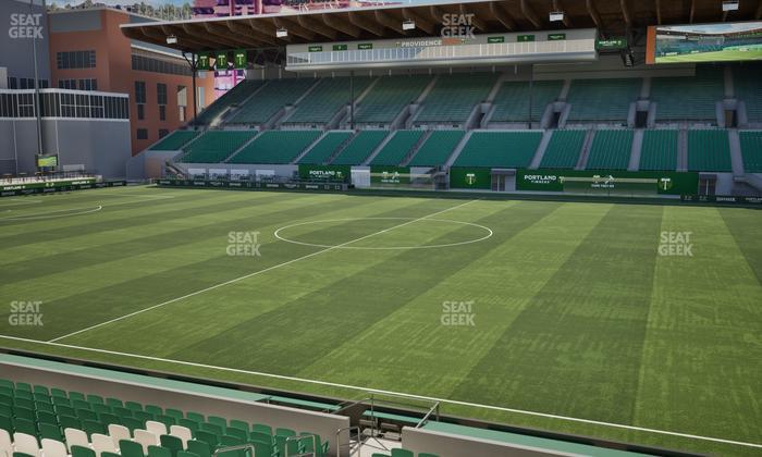 Providence Park - Section Club 5 Seat View